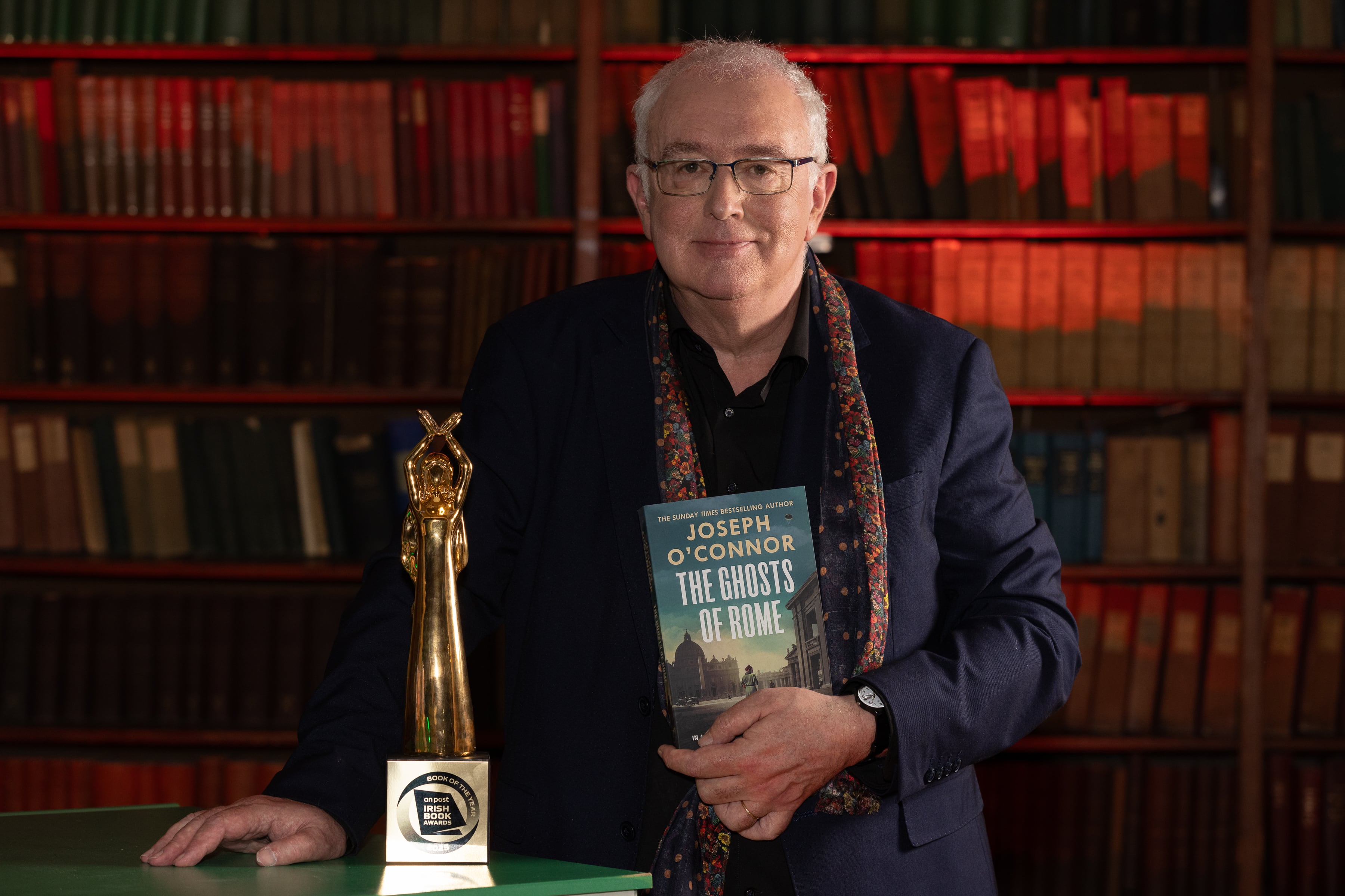 Joseph O’Connor wins Irish Book of the Year 2025 with The Ghosts of Rome