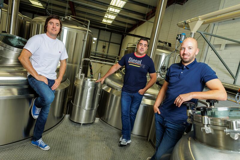 The White Hag founders Bob Coggins, Brian McTernan and  Paul Mullin