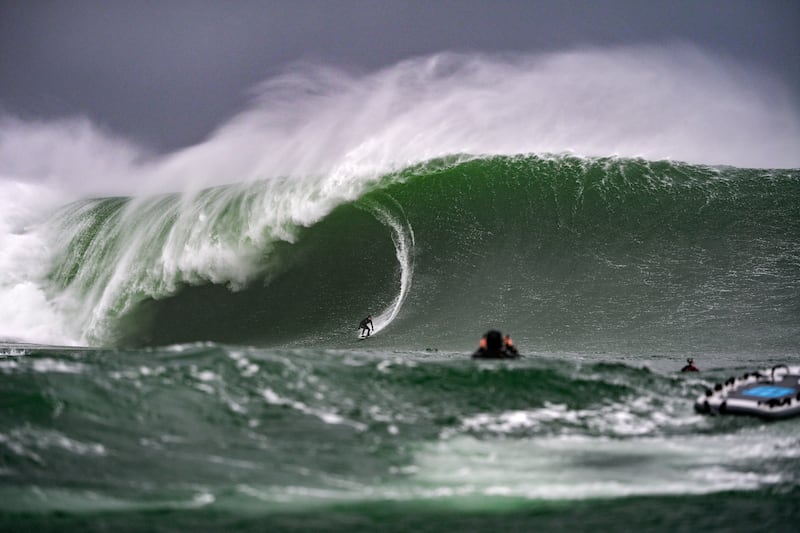 Conor Maguire: 'People are calling it 60 foot, it’s always hard to tell.' Photograph: Gary McCall/Red Bull Content Pool