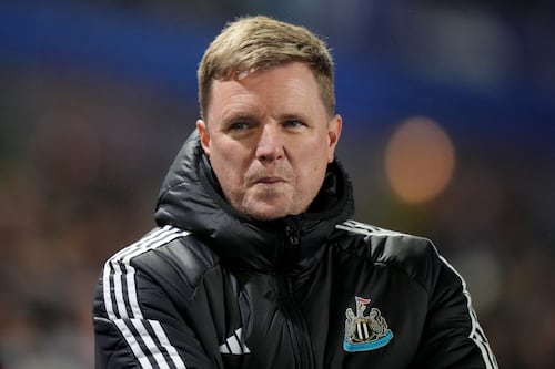 Eddie Howe returns to work at Newcastle after hospital stay with pneumonia