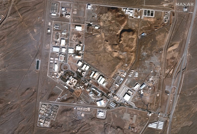 The Natanz nuclear facility. Photograph: Maxar Technologies/AP