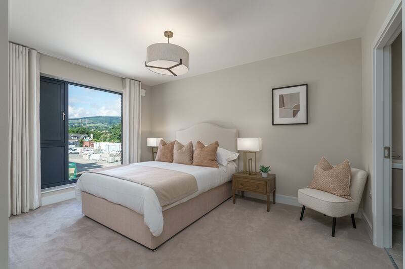Bedroom in the showhouse 