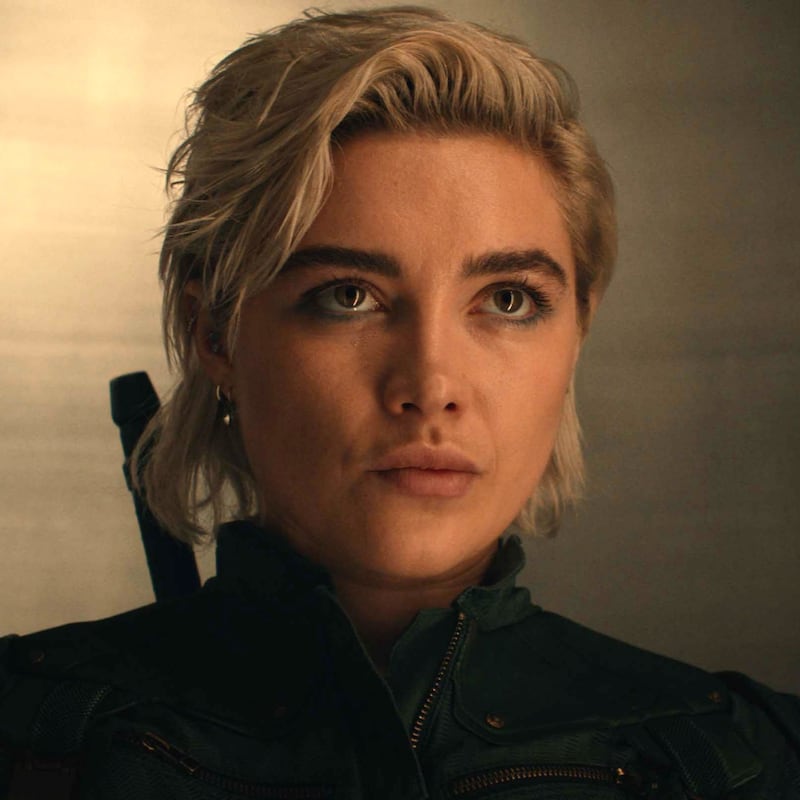 Florence Pugh as Yelena Belova in Thunderbolts*. Photograph: Marvel