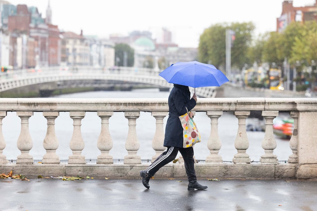 Tuesday’s weather is expected to be 'unsettled with heavy rain passing down over the country throughout the day'. Photograph: Collins