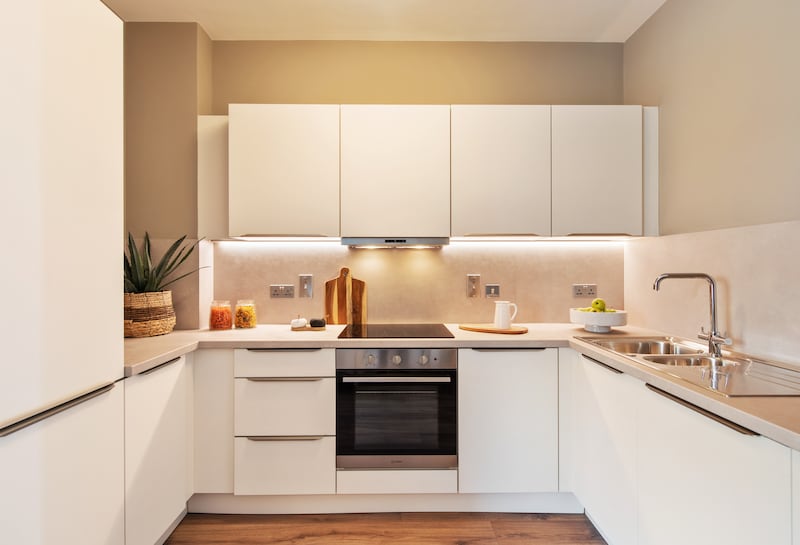 Aderrig: Apartment kitchen