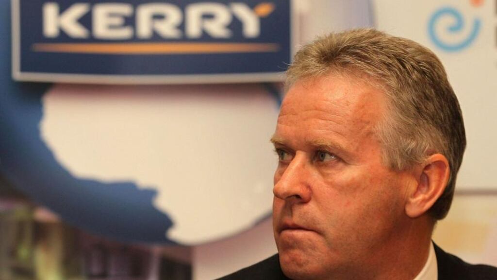 Kerry Group CEO Stan McCarthy:  down for a chunky €3.28 million.  Photograph: Niall Carson/PA Wire