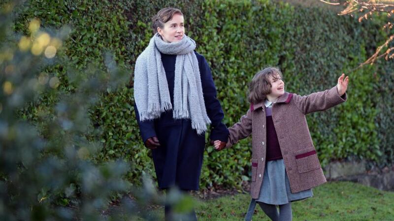 Lucy Clarke with her daughter, Jojo O’Connor (6). Photograph: Eric Luke