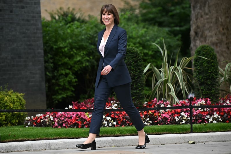 Rachel Reeves arrives in Downing Street as cabinet appointments are made. She is expected to become the new Chancellor of the Exchequer. Photograph: Paul Ellis