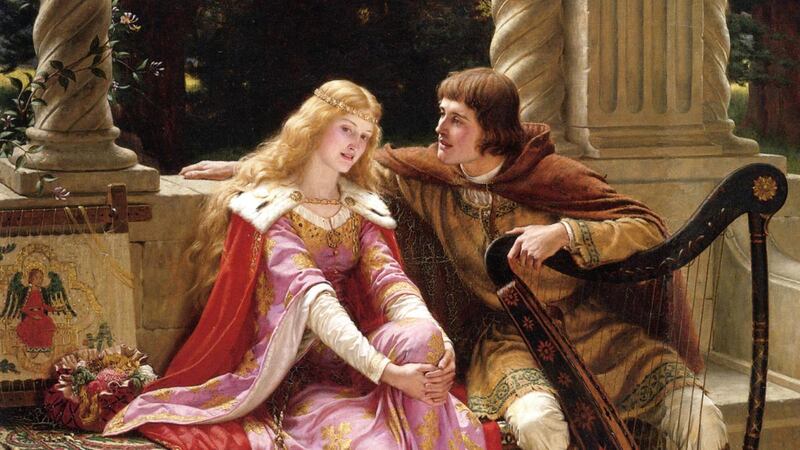 Irish romance: Tristan and Isolde in a 1902 painting by Edmund Leighton