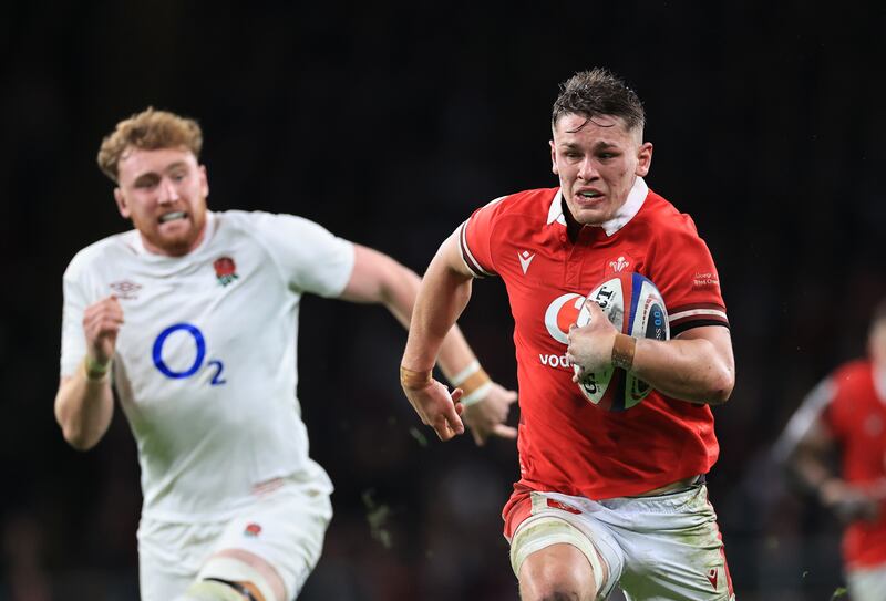 Wales' Alex Mann is developing that scoring habit having put points on the board in his first two Tests. Photograph: Billy Stickland/Inpho