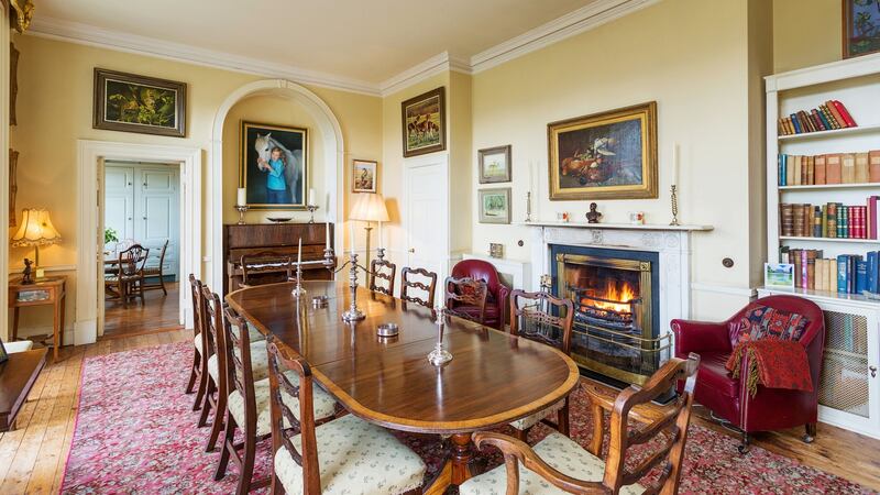 The dining room