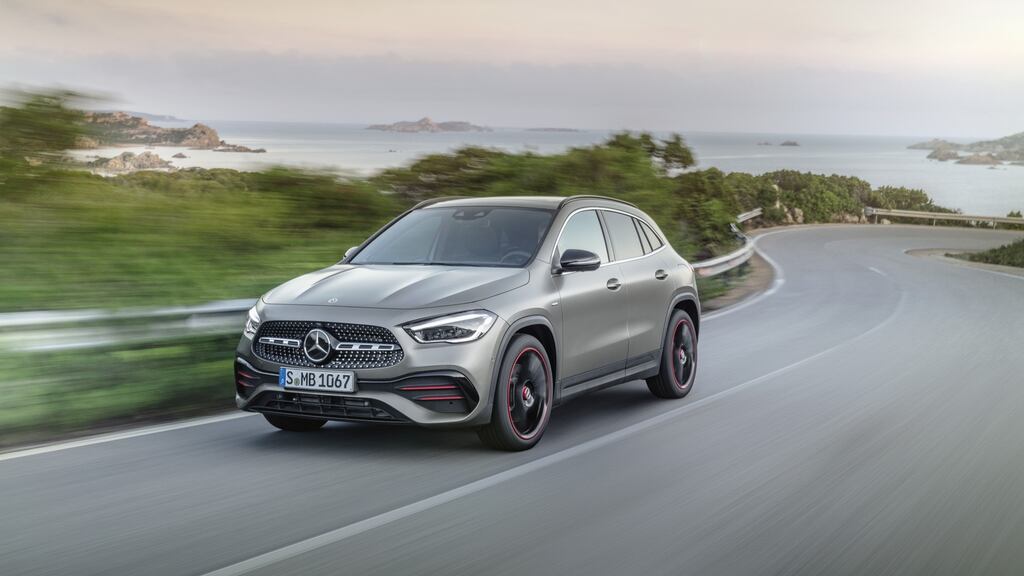 The Mercedes GLA’s 200D diesel engine feels a little old fashioned in this hybrid-electric world but it’s hugely economical in daily use.