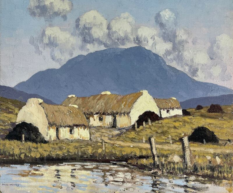 Paul Henry: the second, untitled painting; both will be auctioned by Casa Sikes in Cincinnati on September 8th