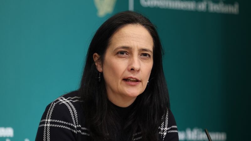 Minister for  Tourism, Culture, Arts, Gaeltacht, Sport and Media Catherine Martin: the basic income scheme will pay about  2,000 artists roughly €1,000 every month.  Photograph: Sam Boal/RollingNews.ie
