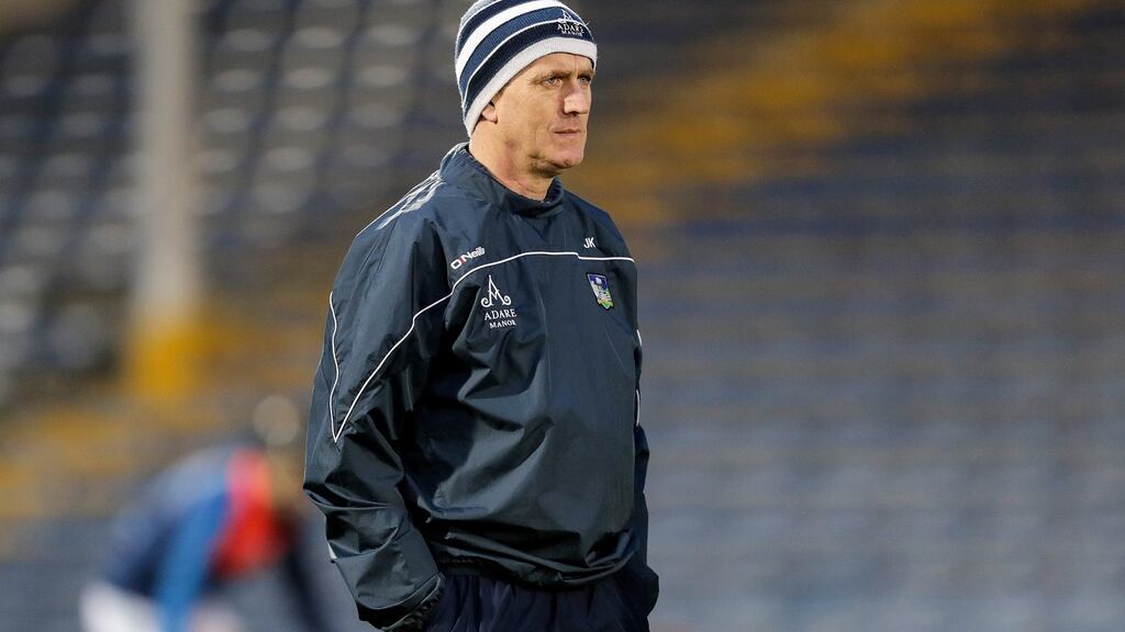 Limerick manager John Kiely: “When you put two teams out on the pitch, and both of them want to win, it is competitive.” Photograph: Laszlo Geczo/Inpho