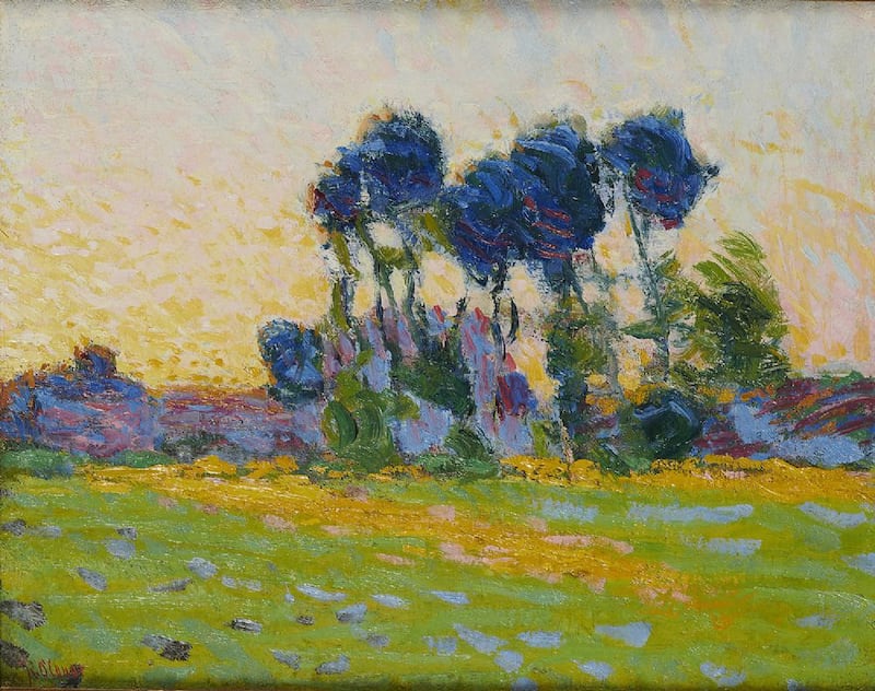 Paysage aux Arbres by Roderic O’Conor (1860-1940) sold by deVeres in November 2025 for a hammer price of €340,000. Rory Guthrie says that it is the most favourite painting that he has ever sold.