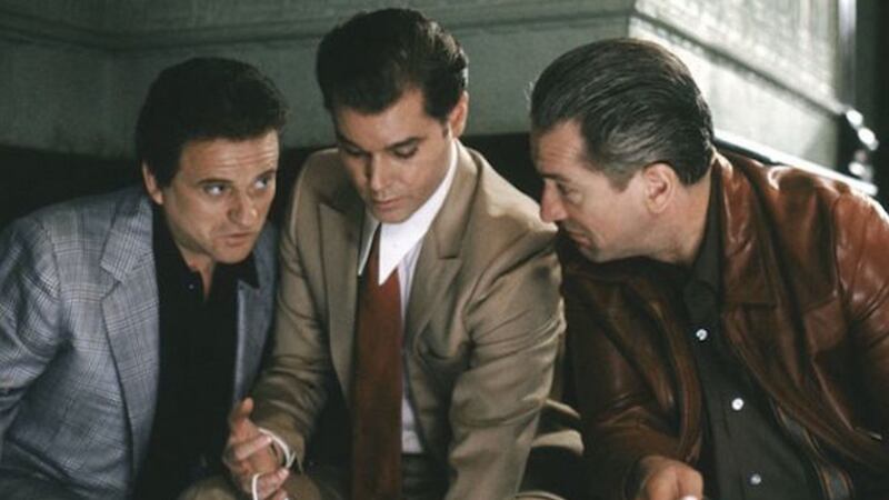 Joe Pesci, Ray Liotta and Robert De Niro in Goodfellas