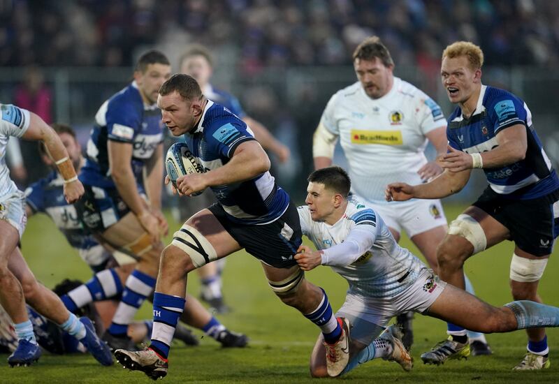 Bath backrow Sam Underhill. Photograph: David Davies/PA Wire
