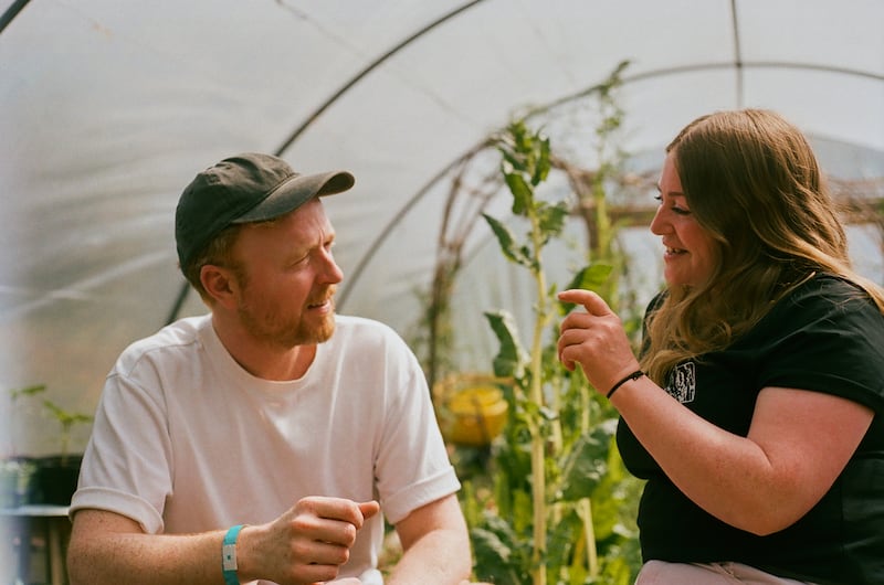 Fionn Kidney and Aoife Hammond, co-founders of the Queer Sheds Network project at Common Knowledge