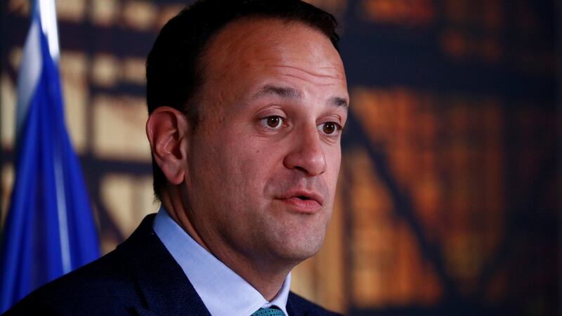Journalists from pro-Brexit UK newspapers berated an official from the Irish delegation over how Leo Varadkar warned of the danger of reintroducing a hard border. Photograph: Francois Lenoir/Reuters