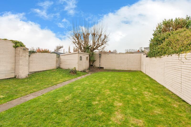 The rear garden extends to 82ft in length