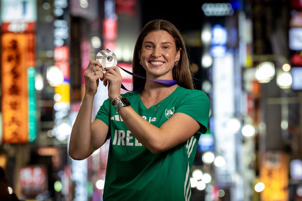 Kate O’Connor didn't just win the silver medal in the heptathlon at the World Athletics Championships, she won it in great style. Photograph: Morgan Treacy/Inpho