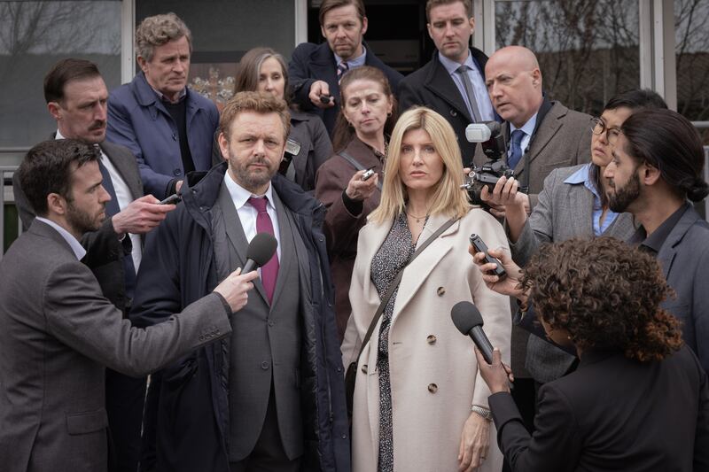 Michael Sheen and Sharon Horgan in Best Interests. Photograph: Chris Baker/BBC/Chapter One