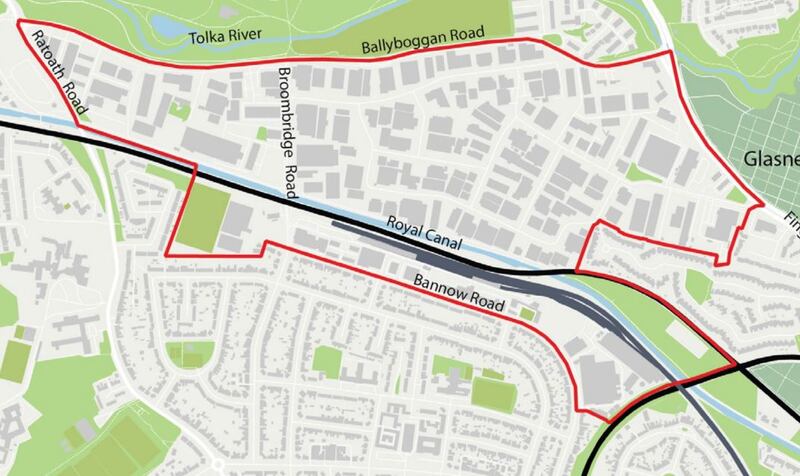 Dublin City Council envisages 75 per cent of the land will be used for homes and 25 per cent for enterprise and community uses, which will include schools. Image: Dublin City Council