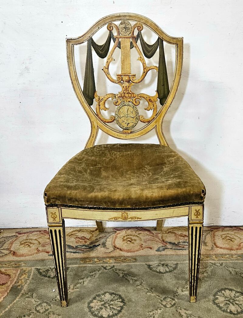 Regency ‘coronation’ chair