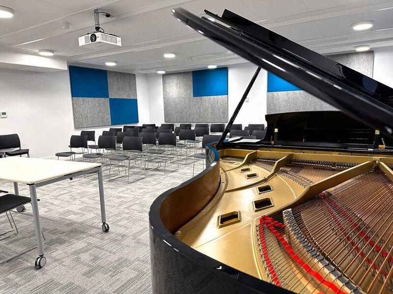 Royal Irish Academy of Music: a new lecture hall. Photograph: Riam