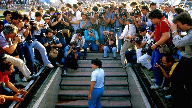 Maradona made his professional debut 10 days before his 16th birthday and his first international appearance some months later