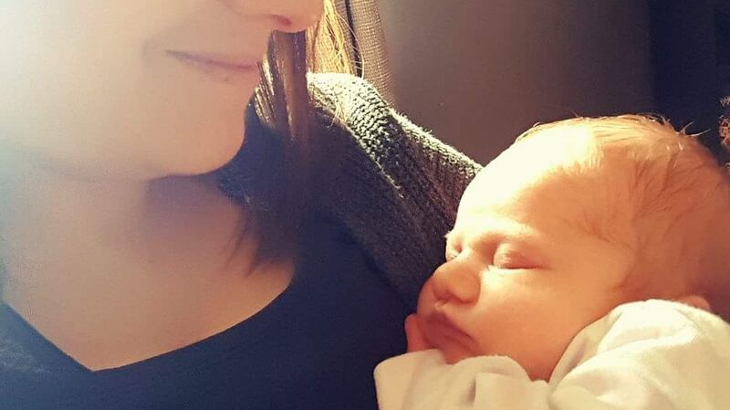 Geraldine and her baby girl, Devin.