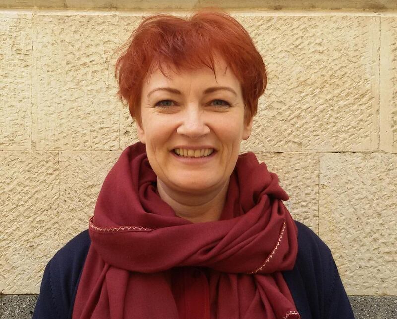 Avril Patterson: ‘A lot of safeguards for women fall part in conflict’. Photograph: Pawel Krzysiek/ICRC