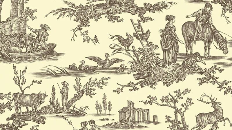 Toile de Jouy: Famous artists including Fragonard were commissioned to create designs and thousands of different ones were produced at the Jouy factory.