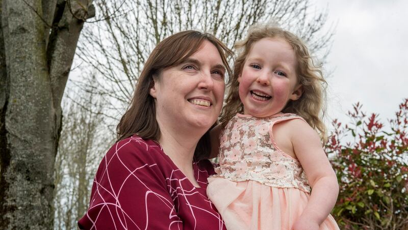 Jackie McHugh with her daughter Fianna (4). Photograph: Brenda Fitzsimons