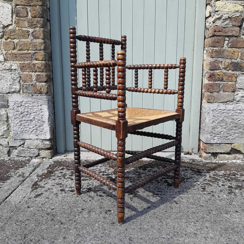 19th-century elm bobbin chair, €750, Straffan Antiques