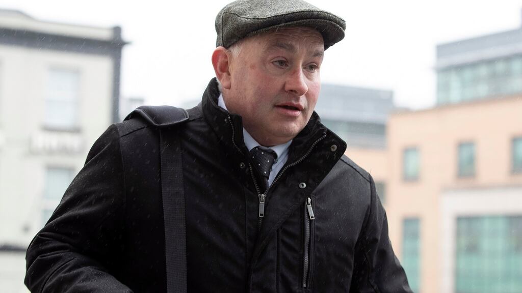 Patrick Quirke (50) of Breanshamore, Co. Tipperary, who is charged with the murder of Bobby Ryan (52). Photograph: Collins Courts