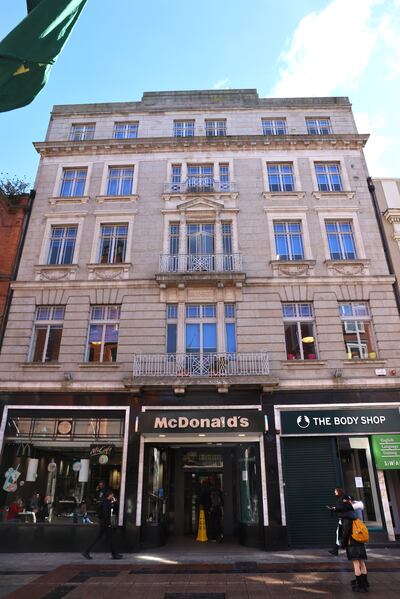 McDonald's on Grafton Street, Dublin, the fast food restaurant's first Irish outlet opened in 1977.  Photograph: Dara Mac Dónaill