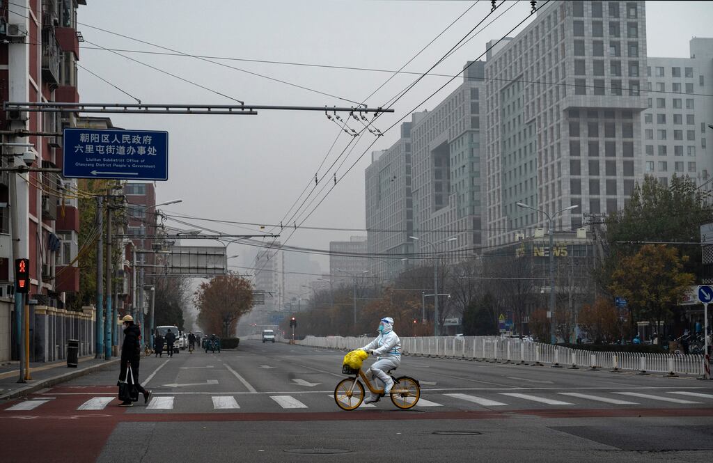 On Wednesday China recorded its highest number of Covid-19 cases since the pandemic began Wednesday. Photograph: Kevin Frayer/Getty Images)