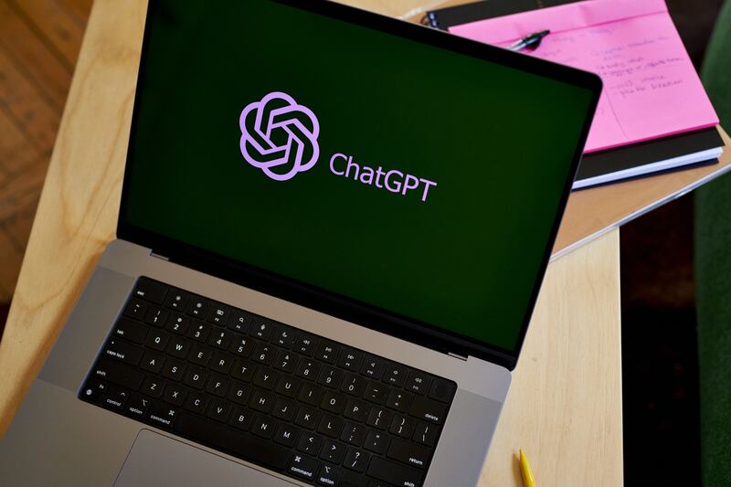ChatGPT: Students trying to acquire the skills of critical thinking aren’t, in the end, going to be helped by the bland god of a million PowerPoints regurgitating pasteurised consensus views. Photograph: Gabby Jones/Bloomberg