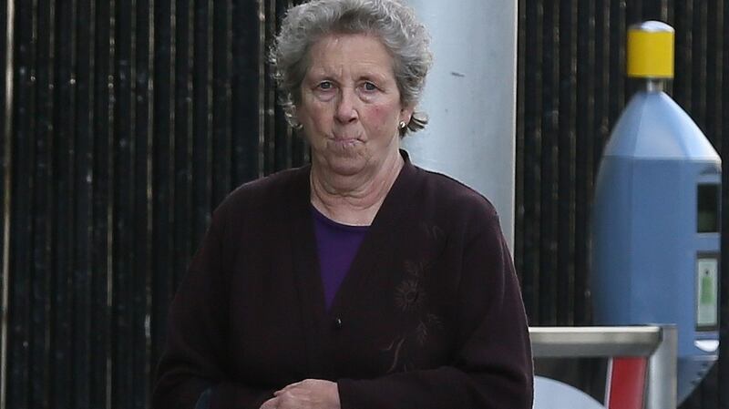 Elizabeth Lavin, of Calverstown, Kilcullen, Kildare, pictured leaving the Four Courts. Photograph: Courts Collins