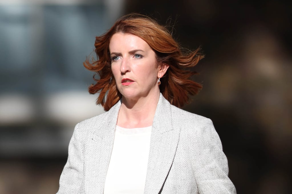 Louise Haigh arrives in Downing Street, London, on Monday. Photograph: Ryan Jenkinson/Getty Images