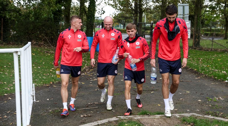 Shelbourne players have been warned to expect an attacking side in BK Häcken. Photograph: Nick Elliott/INPHO