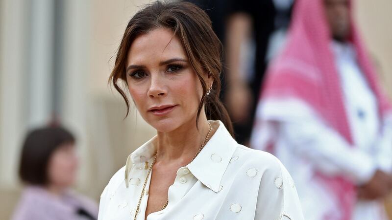 British singer and fashion designer Victoria Beckham attends the official opening ceremony for the National Museum of Qatar,  Doha in March.  The complex architectural form of a desert rose, found in Qatars arid desert regions, inspired the striking design of the new museum building, conceived by celebrity French architect Jean Nouvel. Photograph: KarimJaafar/AFP/Getty Images