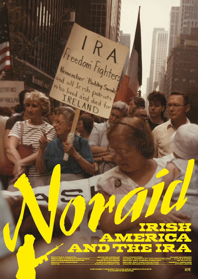 Graphic for RTE documentary on Noraid