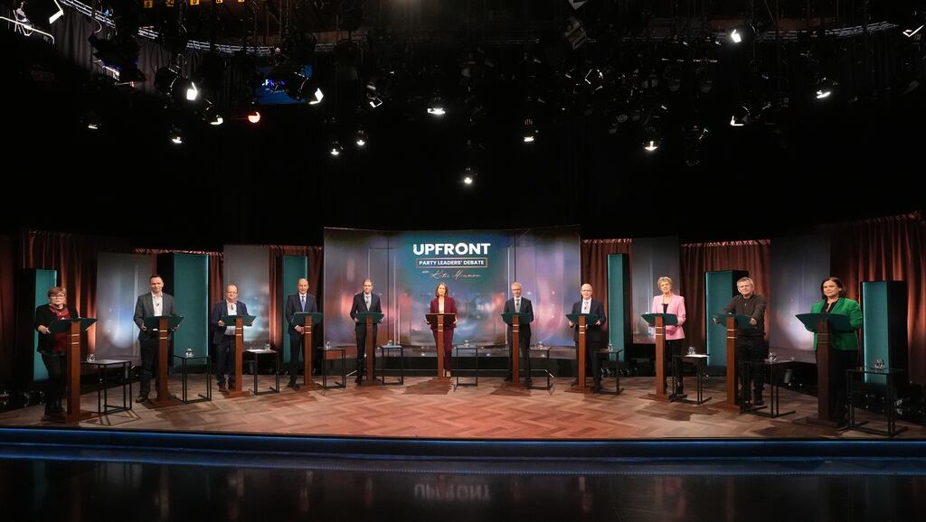 The 10 politicians include representatives from across the spectrum – politically and in the fashion sense. Photograph: Niall Carson/PA