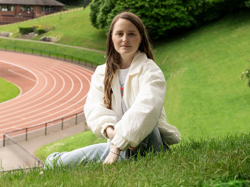 Ciara Mageean at the Mary Peters Track in Belfast. Photograph: Evanna Devine