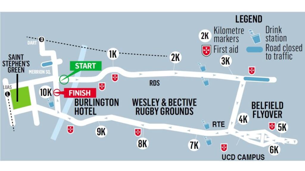 The blustery and unseasonably cold conditions over the bank holiday weekend will continue with temperatures reaching just 13 degrees at the start time of the Women’s Mini Marathon in Dublin for the biggest event of its kind in the world