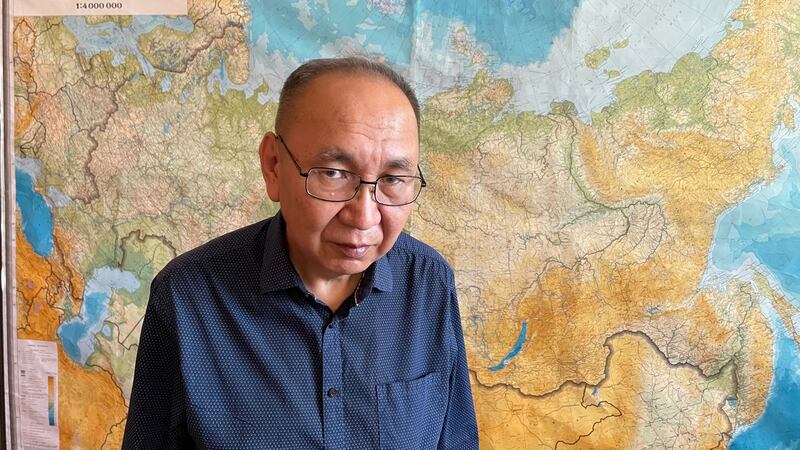 Alexander Isayev, an expert on forests and wildfires at the Russian Academy of Sciences in Yakutsk. Photograph: Daniel McLaughlin