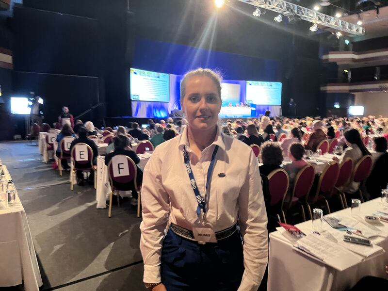 Student nurse Miriam Hanlon
